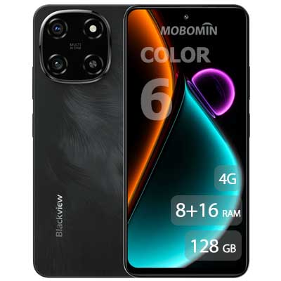 Black View Color 6 128GB RAM 8+16